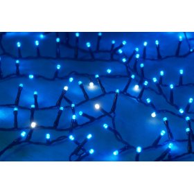 LAMPKI CHOINKOWE Niebieski 500 LED FLASH WEW/ZEW 36M NA CHOINKĘ