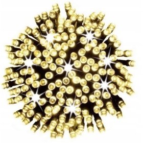 Lampki choinkowe białe cieple 100 LED flash wew/zew 8,5m na choinkę