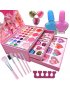 Zestaw do Makijażu Malowania Kosmetyki w Kuferku dla Dzieci Cienie Make UP