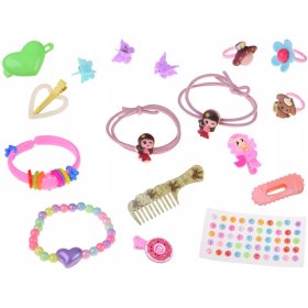 Zestaw do Makijażu Malowania Kosmetyki w Kuferku dla Dzieci Cienie Make UP