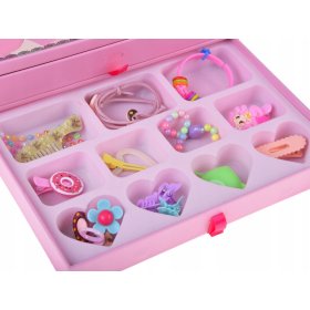 Zestaw do Makijażu Malowania Kosmetyki w Kuferku dla Dzieci Cienie Make UP