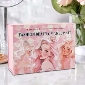 Zestaw do Makijażu Malowania Kosmetyki w Kuferku dla Dzieci Cienie Make UP