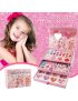 Zestaw do Makijażu Malowania Kosmetyki w Kuferku dla Dzieci Cienie Make UP