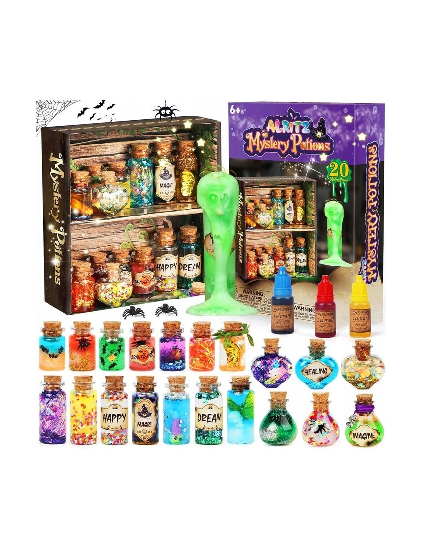 ZESTAW DO ROBIENIA MAGICZNYCH MIKSTUR CZARODZIEJA KREATYWNY PREZENT