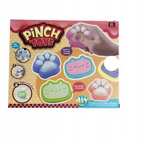 ZESTAW DO ROBIENIA GNIOTKÓW KOCIA ŁAPKA GNIOTKI ŻELE BROTKATY FARBKI 44 EL.