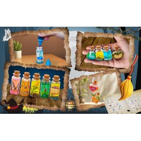 ZESTAW DO ROBIENIA MAGICZNYCH MIKSTUR CZARODZIEJA KREATYWNY PREZENT