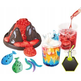 Zestaw Naukowy EKSPERYMENTY dla Dzieci 52w1 Chemia Laboratorium Wulkan STEM