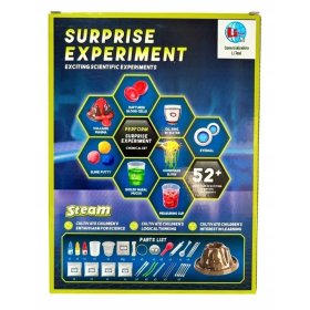 Zestaw Naukowy EKSPERYMENTY dla Dzieci 52w1 Chemia Laboratorium Wulkan STEM