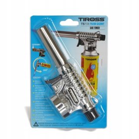 PALNIK TIROSS TS 708 PISTOLET GAZOWY Z PIEZO CERAMICZNY 360
