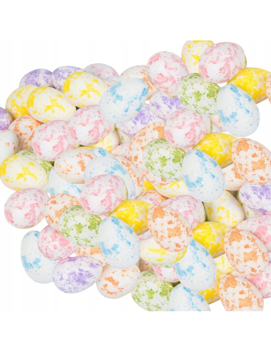JAJKA STYROPIANOWE 100szt pisanki wielkanocne JAJECZKA 2,5cm na Wielkanoc