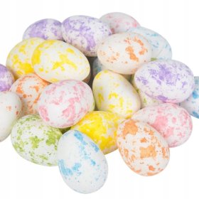 JAJKA STYROPIANOWE wielkanocne 50szt kolorowe PISANKI 2,5cm jaja WIELKANOC
