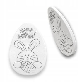 JAJKA STYROPIANOWE DLA DZIECKA DO MALOWANIA FARBY WIELKANOCNE 6SZT