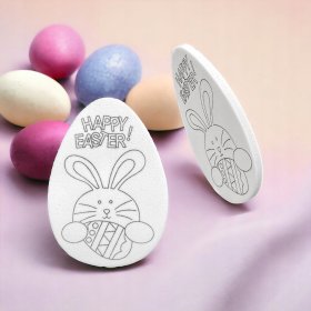 JAJKA STYROPIANOWE DLA DZIECKA DO MALOWANIA FARBY WIELKANOCNE 6SZT