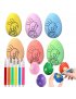 12SZT JAJKA STYROPIANOWE DLA DZIECKA DO MALOWANIA FARBY WIELKANOCNE