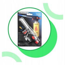 PALNIK RĘCZNY GAZOWY AUTOZAPŁON CERAMICZNA TS-706 TIROSS + 4 KARTUSZY GAZ