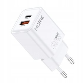 SZYBKA ŁADOWARKA USB-C 30W GaN QUICK CHARGE + KABEL USB-C MOCNA UNIWERSALNA