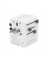 Adapter Podróżny 45W MORRE M471 Z Ponad 170 Narodów - 2 USB A 3 USB-C Biały