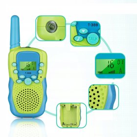 WALKIE TALKIE DLA DZIECI 3SZT Łoki Toki Krótkofalówki Zestaw DUŻY ZASIĘG