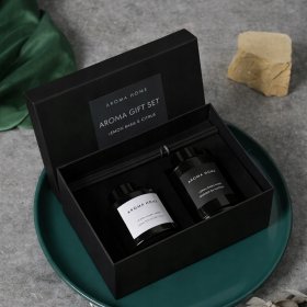 ZESTAW ZAPACHOWY DO DOMU ŚWIECA + DYFUZOR 40ML + 55G | CYTRUSOWY