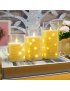 ŚWIECZKA ELEKTRYCZNY 15 CM WKŁAD DO ZNICZY ŚWIECE LED TUBA EFEKT PŁOMIENIA