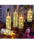 ŚWIECZKA LED ELEKTRYCZNY 12,5 CM WKŁAD DO ZNICZY NA BATERIE EFEKT PŁOMIENIA