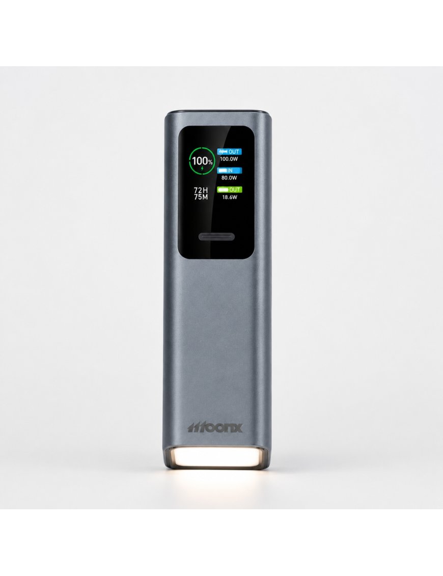 Power Bank 30000mAh PD 165W USB-C 100W QC 3.0 Display do Laptopa Telefonu