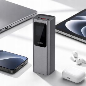 Power Bank 30000mAh PD 165W USB-C 100W QC 3.0 Display do Laptopa Telefonu