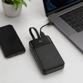 PowerBank 30000mAh PD 65W 2xUSB-C 2xUSB-A QC3.0 szybkie ładowanie do laptop