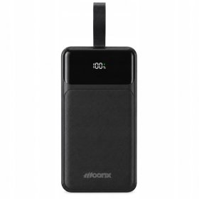 Powerbank 30000mAh PD 22.5W QC3.0 z kabel USB-C Lightning szybkie ładowanie