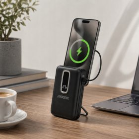 Powerbank 20000mAh 22.5W PD QC 3.0 USB-C MagSafe Bezprzewodowy z Kablem