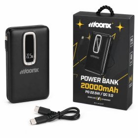 Powerbank 20000mAh 22.5W PD QC 3.0 USB-C MagSafe Bezprzewodowy z Kablem