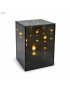 Znicz Lustrzany Lampion z efektem 3D Piękny Dekoracyjny Sześcian LED 15 cm