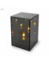 Znicz Lustrzany Lampion z efektem 3D Piękny Dekoracyjny Sześcian LED 15 cm