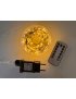 Lampki Choinkowe 500 LED 50m mikro drucik Ciepły Biały Pilot Timer IP44