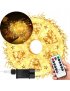 Lampki choinkowe 500 LED mikro drucik 23m ciepły biały IP44 pilot TIMER DIM